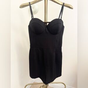 Sassy Nasty Gal strapless or spaghetti strap romper!